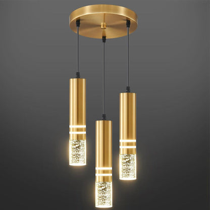 Nordic LED Crystal Linear Chandelier