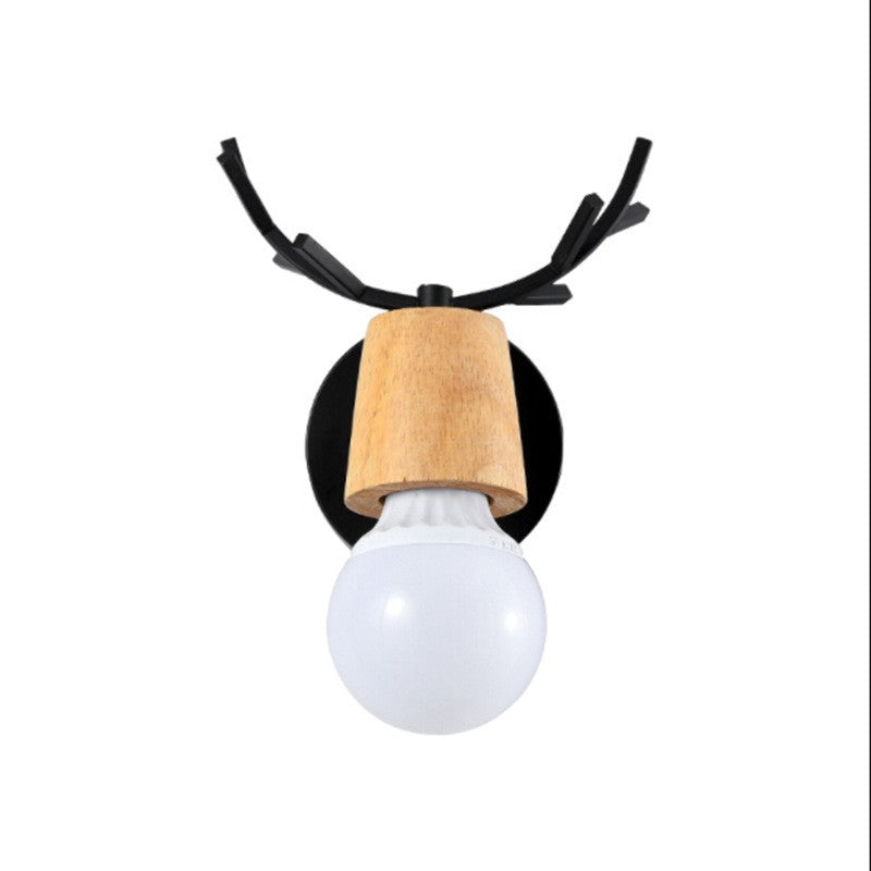 Nordic Macaron Antler LED Wall Lamp
