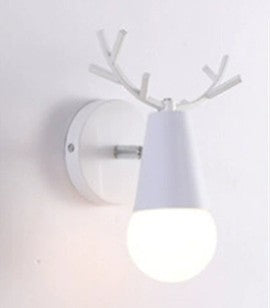 Nordic Macaron Antler LED Wall Lamp