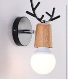 Nordic Macaron Antler LED Wall Lamp