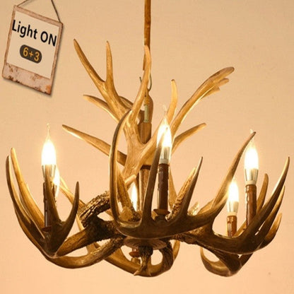 Nordic Retro Antler Chandelier