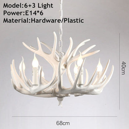 Nordic Retro Antler Chandelier