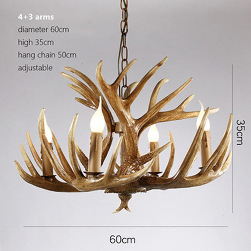 Nordic Retro Antler Chandelier