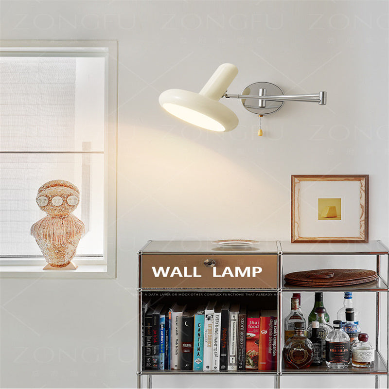 Retractable Modern Reading Wall Light / Light Changing / Wiring Type