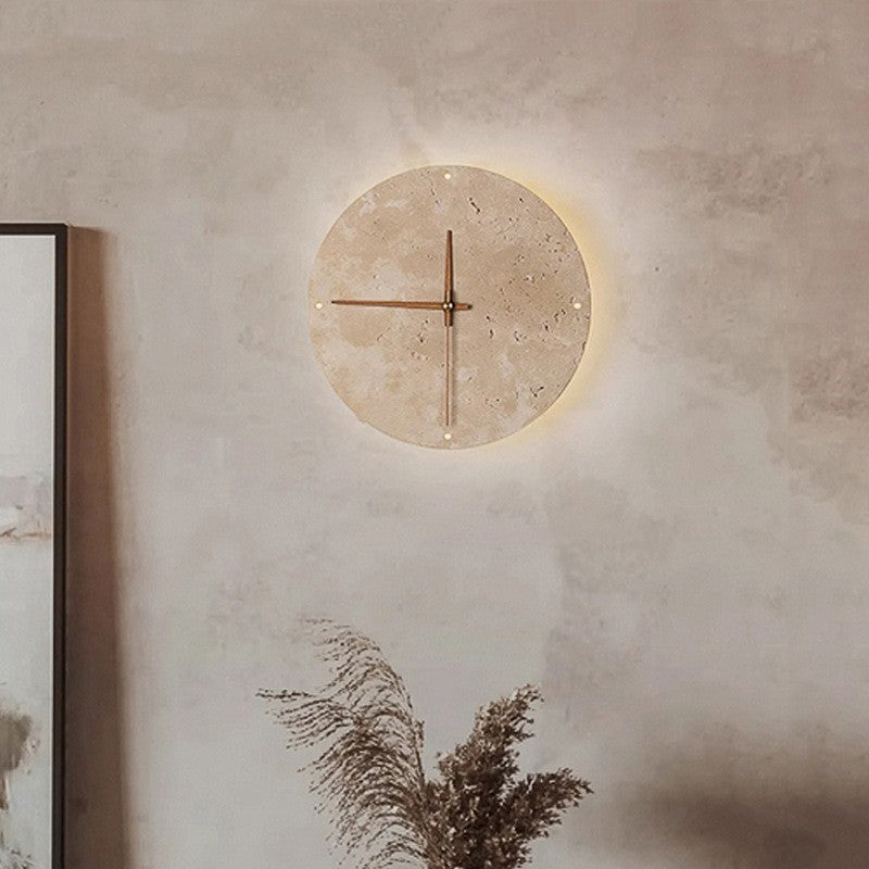 Retro Cream Yellow Cave Stone Wall Lamp