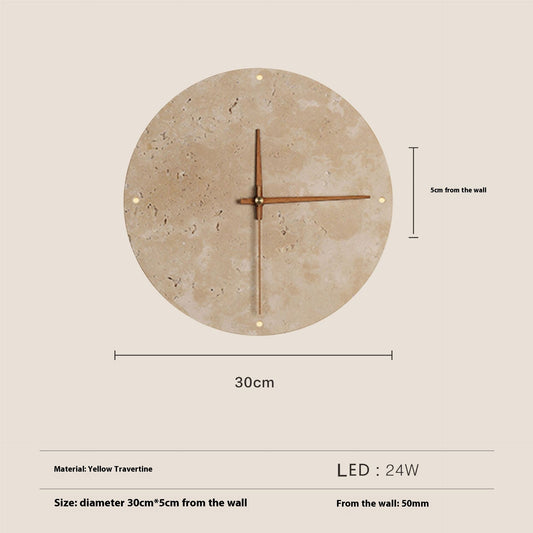 Retro Cream Yellow Cave Stone Wall Lamp