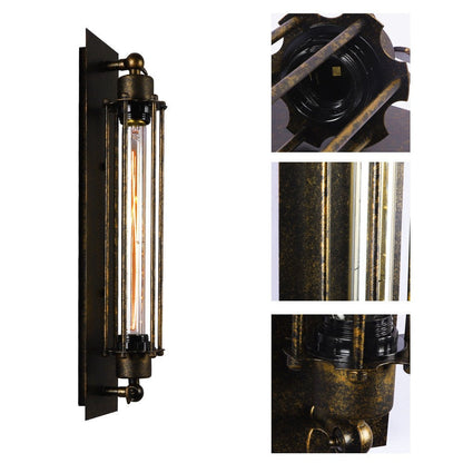 Retro Industrial Iron Devil Island Wall Lamp