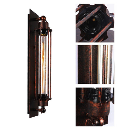 Retro Industrial Iron Devil Island Wall Lamp