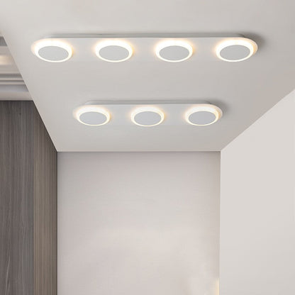 Simple Modern Multi-Head Linear Ceiling Light