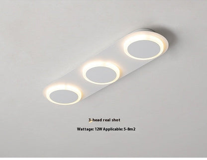 Simple Modern Multi-Head Linear Ceiling Light