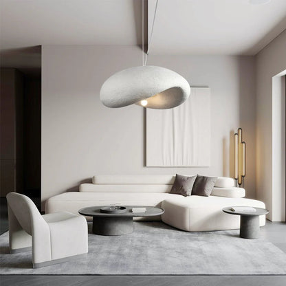 White Wabi Sabi Sculptural Chandelier